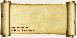 Jana Crnojević vizit kartica